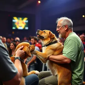 show solidário para arrecadar rações para cães