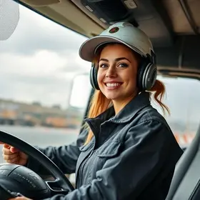 Motoristas mulheres com CNH E