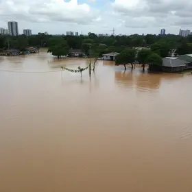 inundações em Campo Limpo