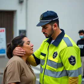 agressão vigilante UPA