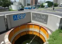 bueiro a céu aberto