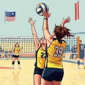 Vôlei e handebol de Americana