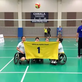 voleibol adaptado de Amparo