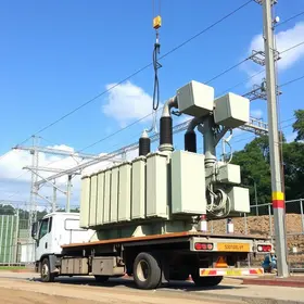 transformador na subestação Campo Limpo