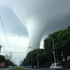 previsão de tornado em São Paulo