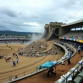 vítimas do desabamento do camarote do rodeio em Campo Limpo