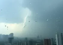 tempestade e granizo